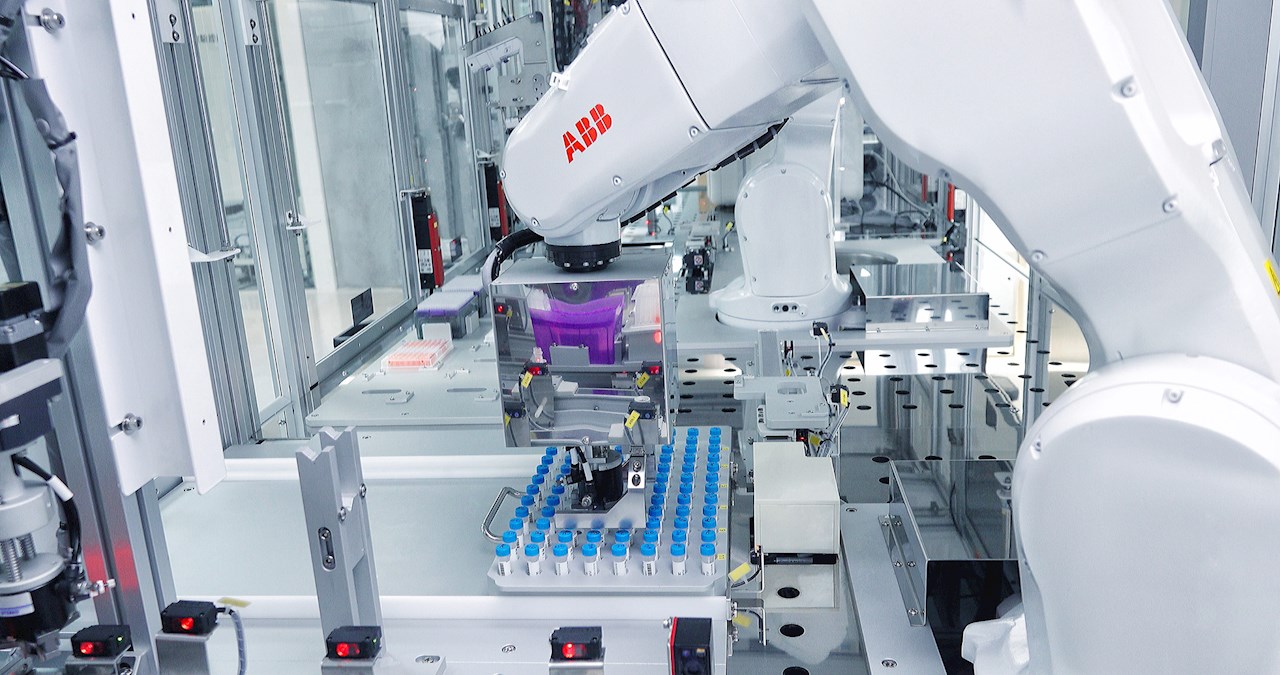 ABB-robot i arbete